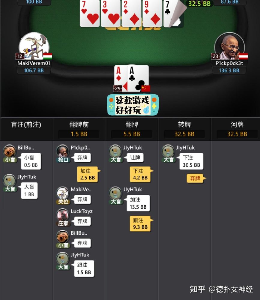 德扑圈德州发牌规律